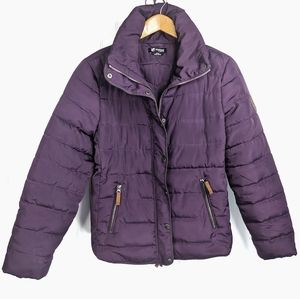 CHAMONIX Collection Purple Quilted Ski Jacket Sz M